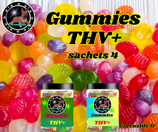 Gummies x4 fraise THV+